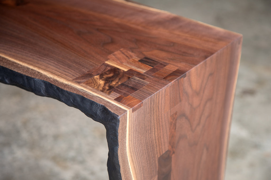LIVE EDGE ENTRY TABLE